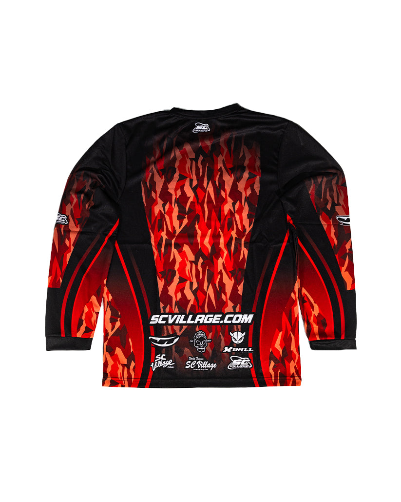 SC VILLAGE Red Cut Jersey