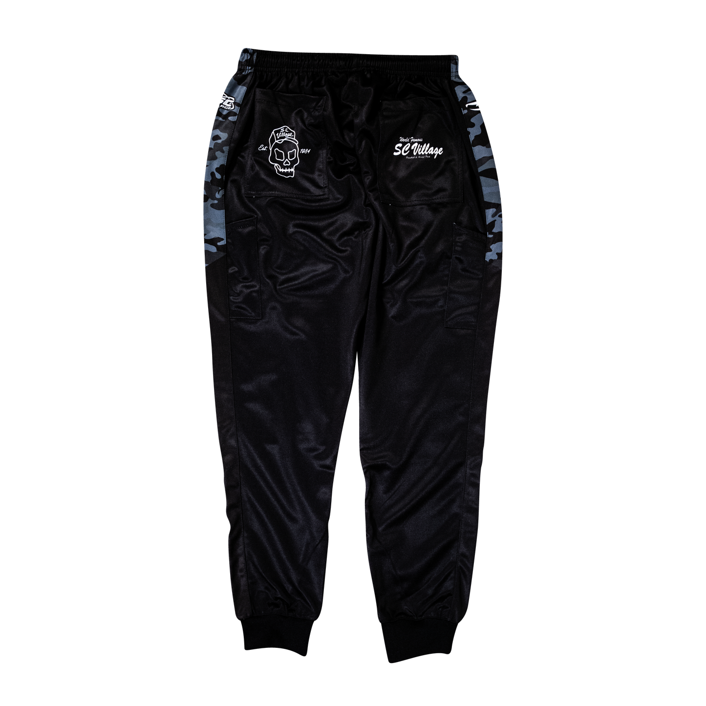 JT x SC VILLAGE Grey Camo Fade Joggers