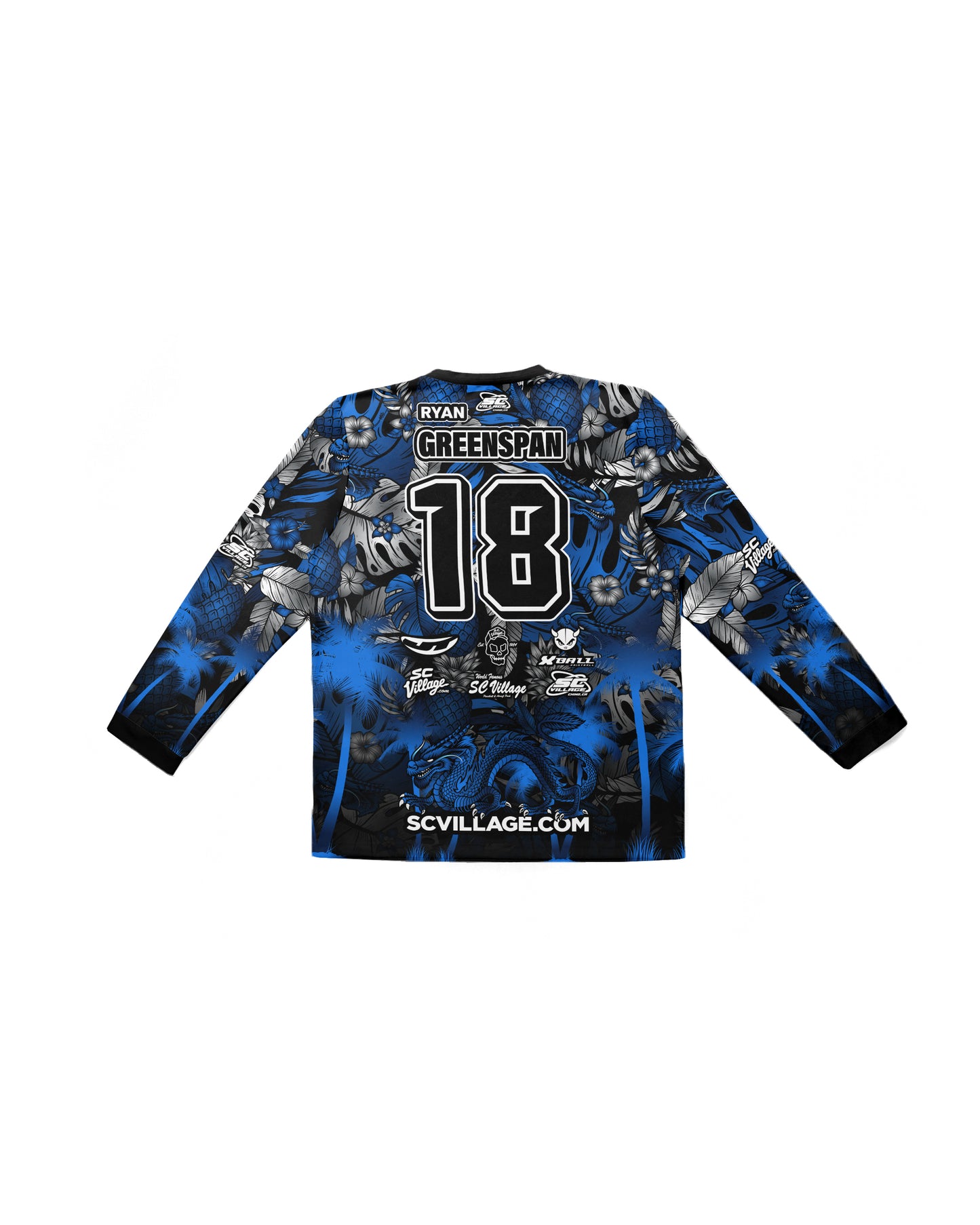 SC Village Greenspan Blue Tropical Jersey