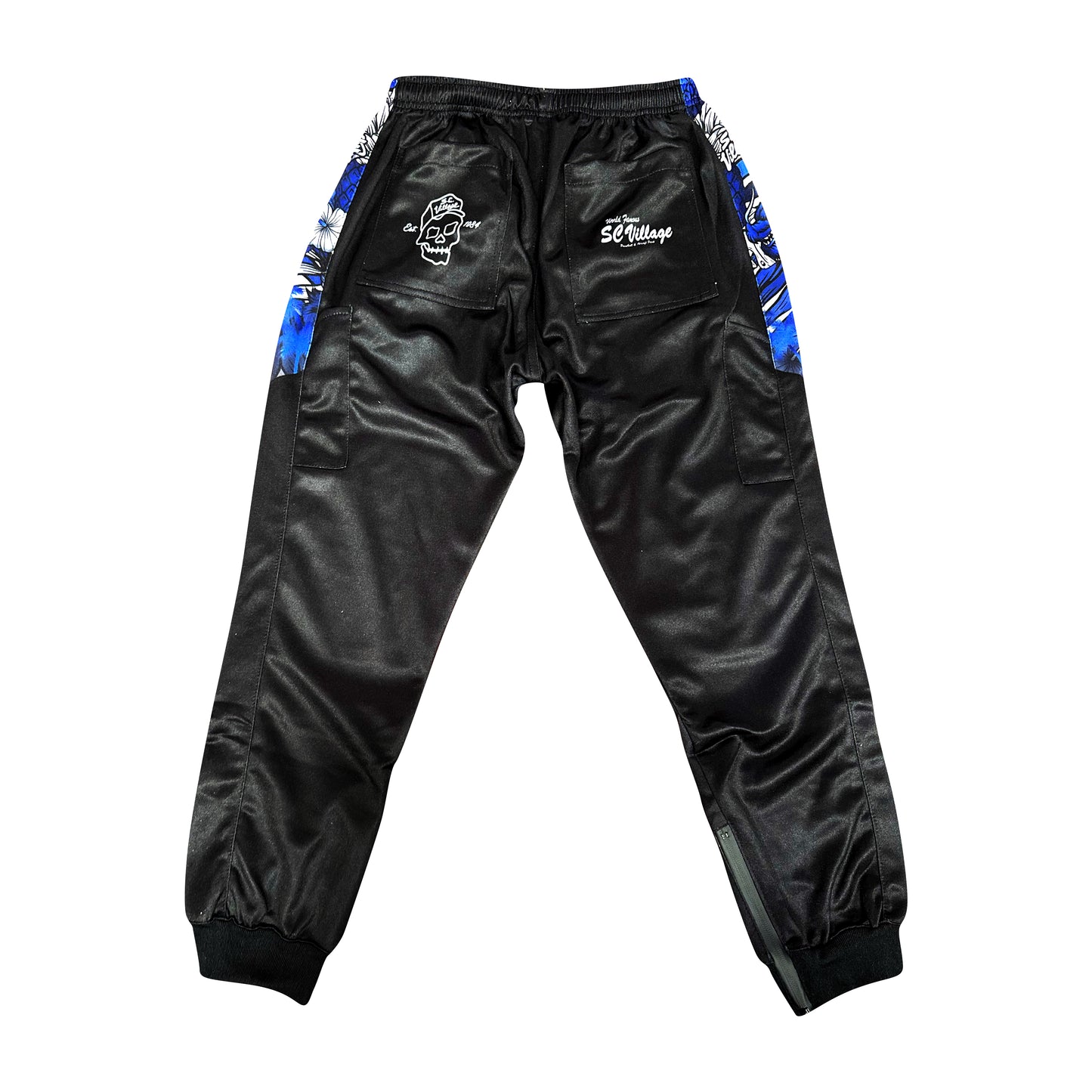 SC VILLAGE Greenspan Blue Tropical Joggers
