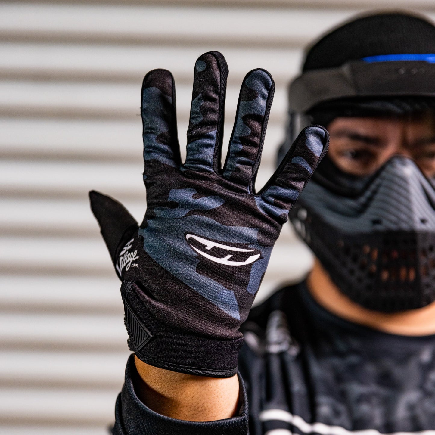 JT x SC VILLAGE Grey Camo Fade Gloves