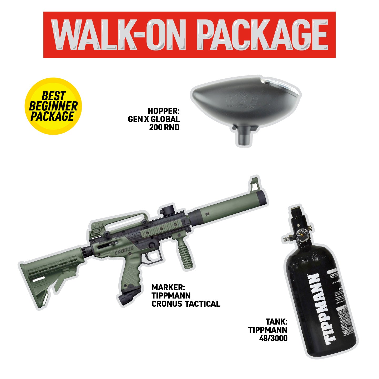 Walk-On Package - Tippmann Cronus Tactical