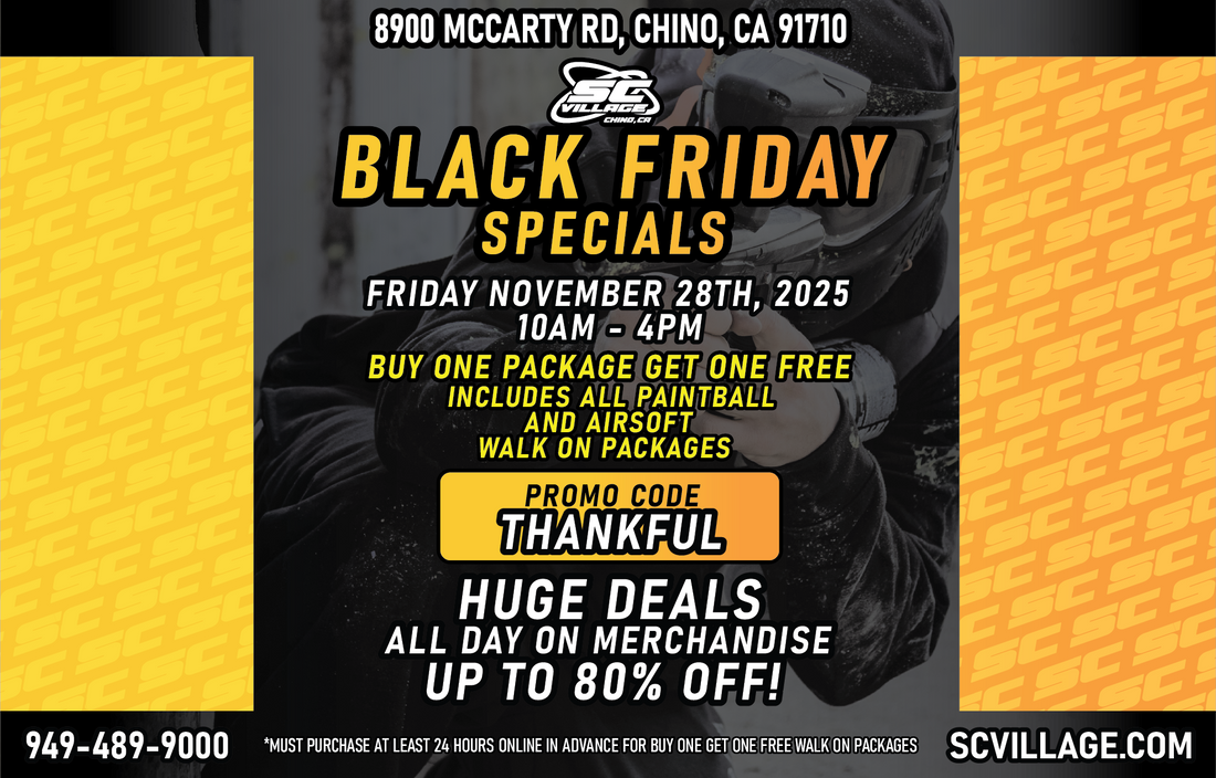 Black Friday Specials - Nov 28th