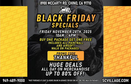 Black Friday Specials - Nov 28th