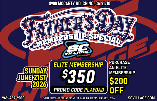Fathers Day Membership Specials - June 21st, 2026