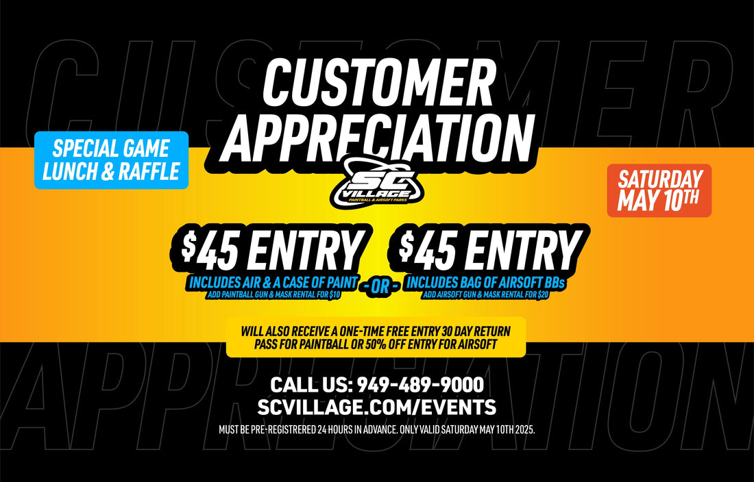 Customer Appreciation - May 10th