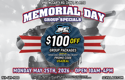 Memorial Day Private Group Special - May 25, 2026