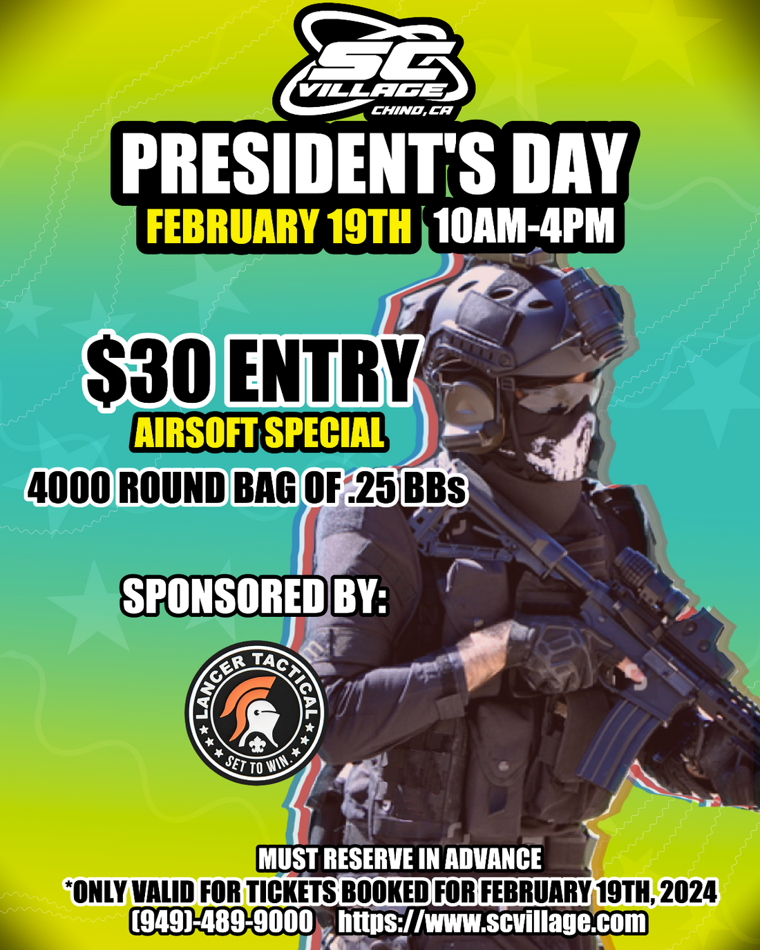 Airsoft Presidents Day
