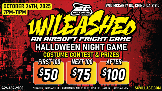 Unleashed and airsoft fright game - October 24th