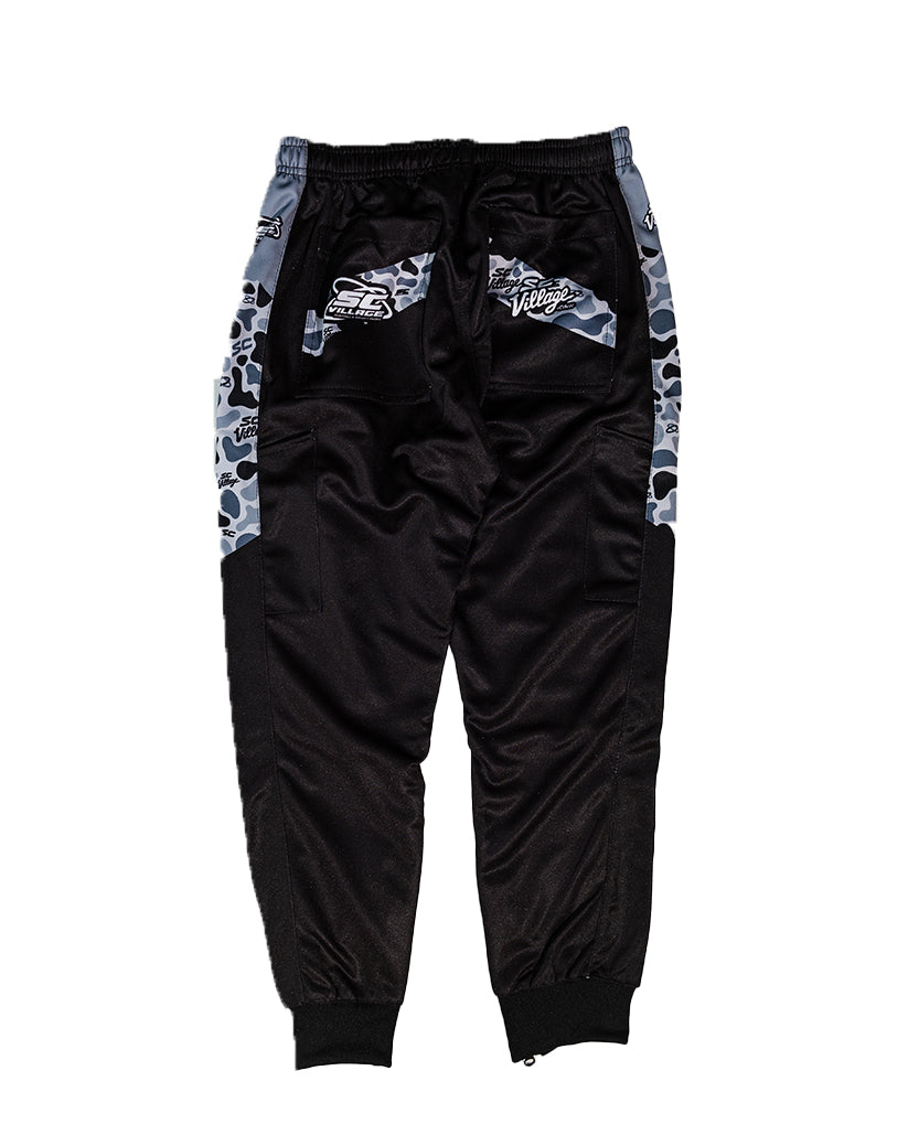 SC VILLAGE White Pebble Camo Joggers